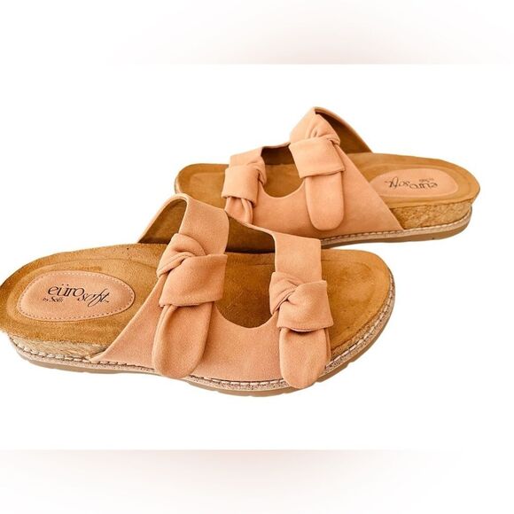 Eurosoft Golden Knot Sandal, size 7.5, tan. - Picture 6 of 10